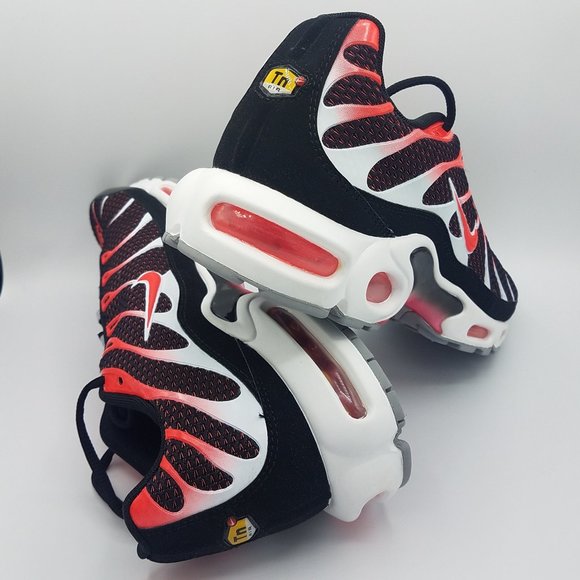 ๐ Nike Air Max Plus TN Black Red White Mesh 97 98 - Picture 5 of 7
